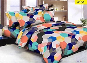 Reliable Trends Polycotton Queen Size Quilt Cover/Dohar with Bedsheet and 2 Pillow Covers 90x100 inches (Cartoon)
