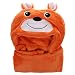 Baby Dressing Gown Bathrobe Towel Sleeping Bag Wrap Hooded Swaddle Blanket - orange RS.780.00