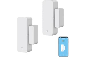 SENCKIT Sensore WiFi per porte e finestre: sensore di contatto intelligente compatibile con Alexa e Google Assistant