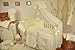 Stunning Baby Canopy / Mosquito Net for Cot + Fitting / Holder - Cream Hearts
