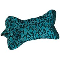 Lesekissen Bücherkissen Leseknochen Strandkissen Yogakissen Nackenkissen schwarz petrol 38 x 20 x 20 cm von Beletage HM