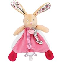Baby NAT' - Premier Doudou Lucien Le Chien 23 cm - Peluche Naissance Mixte Bébé Fille Garçon - Compagnon Éveil Apaisant avec Oreilles Souples et Nouettes Motricité Fine - Idée Cadeau Bébé