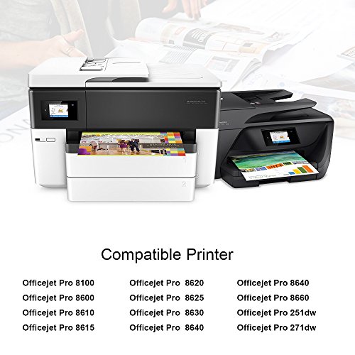 950xl 951xl Cartuchos  7Magic Cartucho de Tinta Compatible HP 950XL 951XL con M  s Reciente Chip con HP OfficeJet Pro 8610 8600 8620 8100 8615 276DW 8630 8660 Impresora Multifunci  n 1 Negro 1 Ci  n 1 Magenta 1 Amarillo 