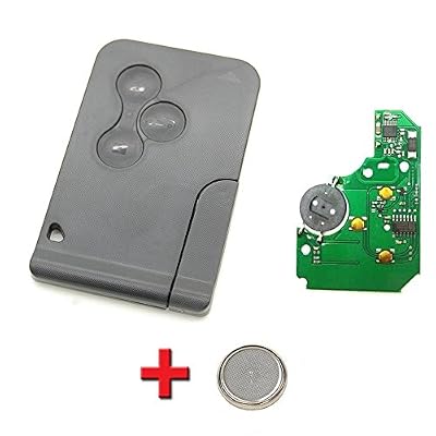 Renault Clé carte + electronique vierge à programmer Renault Mégane 2 Scénic II 3 bouton