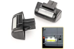 panthem 2 PCS Car Number License Plate Light Lamp Number Plate Lights LED bulb replacement for F-ord Transit MK4 MK5 MK6 MK7 1985-2013 4388111 86VB-13550-AH 1732840 86VB-13550-AK (Black)