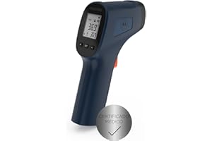 MOTOROLA NURSERY Motorola TE-93 Termometr na podczerwień z certyfikatem medycznym, czarny