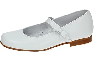 BAMBINELLI BAMBINELI 3822 Merceditas Piel Lazo NIÑA Zapato COMUNIÓN Blanco 34