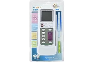 Universal AC Remote Control KT-109 II, Easy Setup, Works With Most AC and Splits