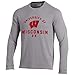 Produktbild NCAA Wisconsin Badgers Men's Waffle Knit Long Sleeve Tee, Medium, True Grey Heather