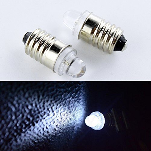 E10 LED Leuchtmittel Petzl Stirnlampe Scheinwerfer Zoom Duo 0,1 W 3 V, weiß - 4