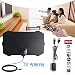 Produktbild HDTV Indoor-TV-Antenne,1080P Digital Mit Verstärker Signal Booster TV Radius Antenne 120 Antennenmeilen HD TV Antennen Antenne