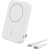 Belkin BoostCharge Pro Kablosuz Powerbank 8000mAh, Qi2, MagSafe Uyumlu Taşınabilir Şarj Cihazı + Dahili A&ccedil;ılır Ayak - iPhone 