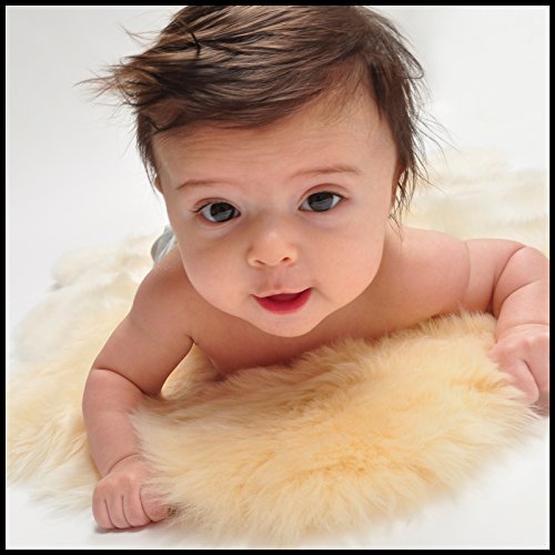 Nui Organics Baby Lambskin Rug Longwool-50 x 90
