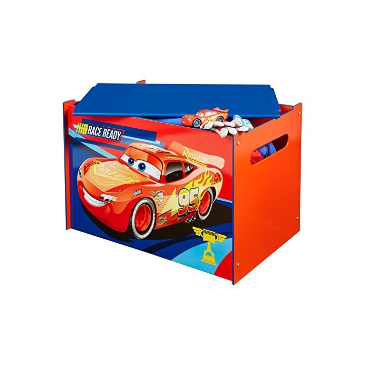 Disney Cars - Spielzeugkiste für Kinder – Aufbewahrungsbox für das