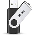 Netac 128 GB Chiavetta USB 3.0，Rotazione a 360 ° Pen Drive，USB Flash Drive Velocità di Lettura fino a 90 MB/s，Thumb Drive Mem