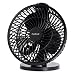 Produktbild Daffodil UFN120 - Tisch- und Wandventilator - 7 Zoll USB Ventilator - Flexibler Winkel und verstellbare Geschwindigkeit - Schwarz