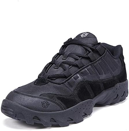 Suetar Military Outdoor Hiking Shoes Breathable and Waterproof Nylon Fabric Combat Boots Durable and Non-Slip Rubber Soles Tactical Trekking Shoes
