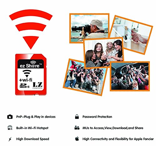 GuDoQi® Wifi SD speicherkarten adapter wifi Micro SD kartenleser - 4