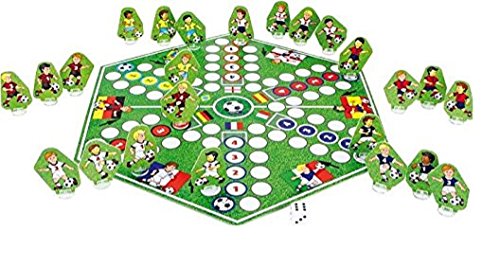 Preisvergleich Produktbild Fußballspiel Fussballspiel Fussball Spiel Gesellschaftsspiel mit sechs Nationen Deutschland , England , Frankreich , Spanien , Italien und Brasilien by Leger