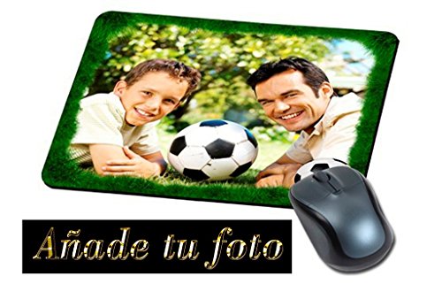 OyC Alfombrilla ratón Rectangular, Personalizada, Foto, Ordenador, informatica, circulo