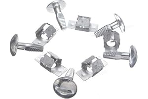 LUNAH 5 Paires de Clips de Alliage d'Aluminium de Fixation pour Dessous de Bac de Moteur,Rechangement Vis Pour Peugeot Citroen 206 207406 407 806 807