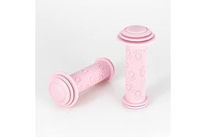 P4B | Poignées de vélo pour Enfants - poignées de vélo 22 mm | poignées de Guidon pour Enfants | poignées de vélo avec Protection Antichoc de sécurité | sans substances nocives