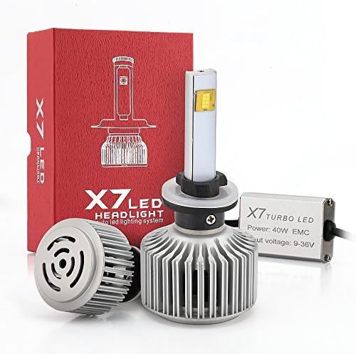 Car LED Lights Conversion Kit All-in-One Headlight Foglight Replacement Bulbs 6000K Pure White 880/881/H27