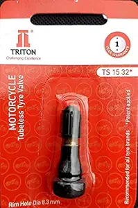 TRITON Motorcycle Tube Type To Tubeless Conversion Valve SET OF 2