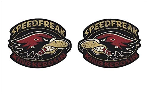 King 04 / Kerosene <1x Set Speedfreak 15cm >Sticker Old School Vintage Rockabilly /
