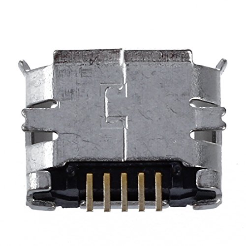 USB Buchse – SODIAL(R) 10 x Micro USB Buchse Klinke PCB SMD Montierung silberfarben - 3