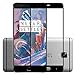RSC POWER+ Premium Full Screen Coverage Tempered Glass Screen Guard Protector for OnePlus 3 One Plus Three / Oneplus 3T / One plus 3T ( Black ) RS.249.00