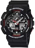 Casio - Herren Armbanduhr GA100-1A4 G-Shock Mit Robustem Gehäuste Analog Uhr