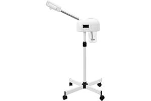 CLEADONG Professionelle Gesichtsdampfer, Gesichtssauna Porenreiniger, Gesicht Dampf, Geeignet für Salon und Zuhause, Warme Nebel, Ausziehbarem Arm, Aromatherapie
