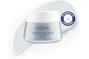 Vichy Crema de Día, Corrige Arrugas y Aporta Firmeza, Combate el Envejecimiento, Enriquecida con Ácido Hialurónico, Para Piel Seca, Liftactiv Supreme, 50ml
