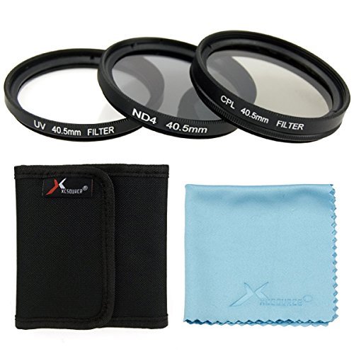 XCSOURCE   40 5mm UV   CPL   Filtre ND4 Set   chiffon pour Nikon 1 J1 V1 V2 appareil photo reflex num  rique SANYO HD2000 HD1000 HD1010 Sony NEX 6 5TL Samsung 20-50mm NX1100 NX2000 NX300 Sony NEX-6 NEX-5T NEX-5R avec SELP 16-50mm   Toute cam  ra avec 40 5mm de filetage  Assurez-vous que le diam  tre de l objectif de votre appareil photo est 40 5mm  lf280