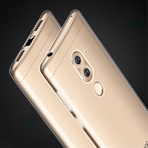 Honor 6X Hülle, Angozo TPU Silikon Schutzhülle Klar Transparent Handyhülle Durchsichtige Weich Case für Huawei Honor 6X - 4
