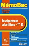 Image de MEMO PREPA EXAM ENS SCIEN 1ERE ES    (Ancienne Edition)