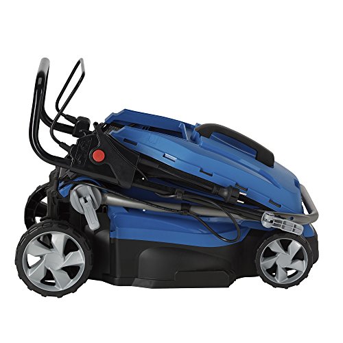 HYUNDAI Elektro-Rasenmäher LM3601E (1600W, Schnittbreite 36 cm, 45L Fangkorb, zentrale Höhenverstellung 20-70 mm, Elektro-Mäher) - 3