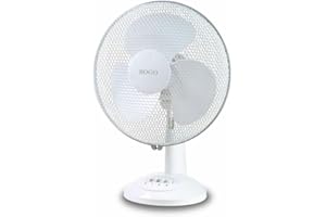 Sogo VEN-SS-21410 Ventilateur de bureau 30 cm 35 W Blanc