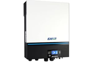 POWLAND 8KW Solar-Hybrid-Wechselrichter, Off-Grid, integrierter MPPT-Laderegler, Unterstützung WiFi BMS, Eingang max. 500 V 8000 W, 2 PV-Eingänge, Wechselrichter Ausgang 230 V, für 48 V Batterie