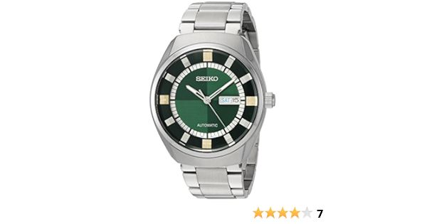 Seiko Men's 'Recraft Series' Japanese Automatic Stainless Steel Dress Watch  (Model: SNKN77) : Amazon.co.uk: Watches