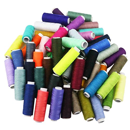 Homankit 60 Stücke Nähgarn Set Polyester Multi Farben 250 Yard Sewing Thread Nähset - 2