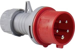as - Schwabe 60420 CEE 5 Pin Strömkontakt, 16 A, 6H, 400 V