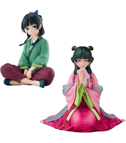 Figurines Jinshi Et Maomao De 11 Cm - Anime Apothicaire Diaries, En PVC, Pose Assise Mignonne, Décoration Bureau Ou Collection - 9