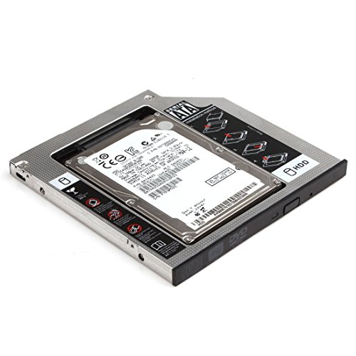 DiGiYes® 9.5mm / 0.4in Universelle Second HDD Festplatte Ultrabay Slim Caddy Modul Adapter Für Lenovo Y400 Y500 - 4