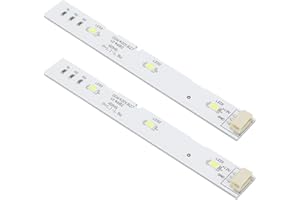 OTOTEC 2 Pezzi Striscia LED Per Frigorifero 0064001827 Parte Di Ricambio Barra Luminosa A LED Per Porta Anteriore Lampada A Striscia Compatibile Con Haier BCD-575WDBI Porta Anteriore