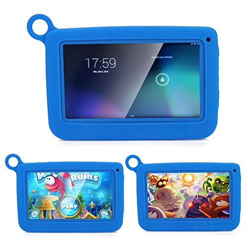 Preisvergleich Produktbild VBESTLIFE Kinder Tablet PC,WiFi 32GB TF Karte 7 Zoll Kinder Lernen Tablet für Kinder Früherziehung(Blau)