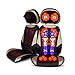 Produktbild Shiatsu -massagesitzauflage mit kneten vibrationsmassage und wärmefunktion für nacken komplett rücken gesäß,der winkel und die höhe der kopfstütze einstellbar, trennbar