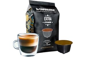 ‎LA CAPSULERIA EXTRA CREAM, Italienischer Kaffee, cremig (80 Kapseln) kompatibel mit Nescafé Dolce Gusto, 8er Pack, 8x10 Kapseln (80 Portionen) - (La Capsuleria)