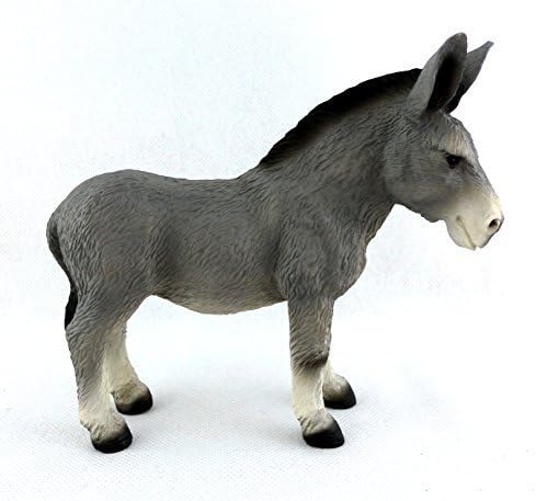 Melody Jane Dolls House Grey Donkey Falcon Miniature Farm Yard Beach Accessory Animal